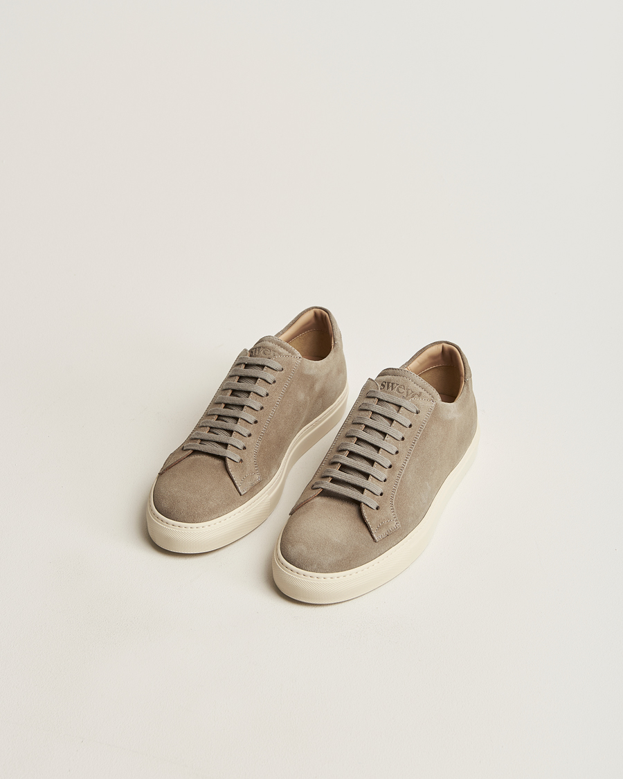 Hombres |  | Sweyd | 055 Suede Sneaker Taupe