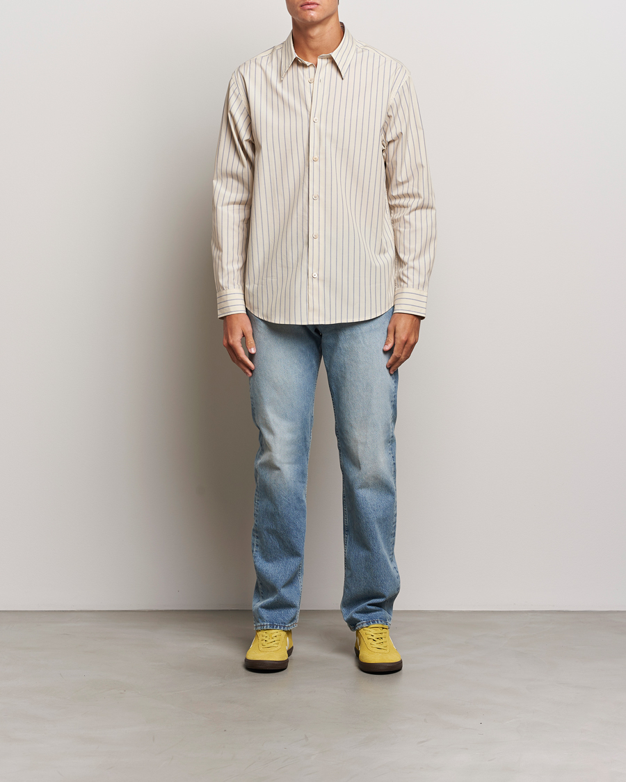 Hombres | Camisas | NN07 | Quinsy Striped Shirt Khaki