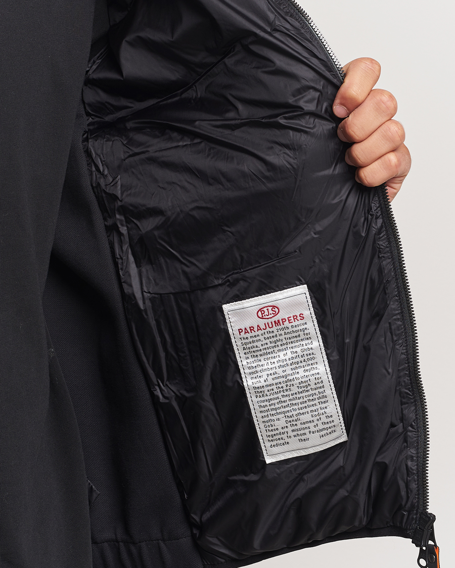 Hombres | Abrigos y chaquetas | Parajumpers | Gyles Piquet Puffer Hybrid Jacket Black