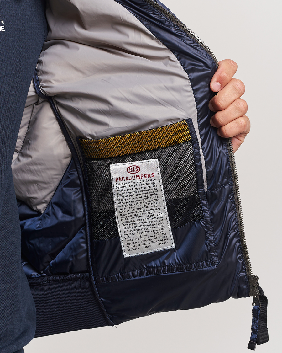 Hombres | Abrigos y chaquetas | Parajumpers | Pharrel Sheen High Gloss Jacket Blue Navy