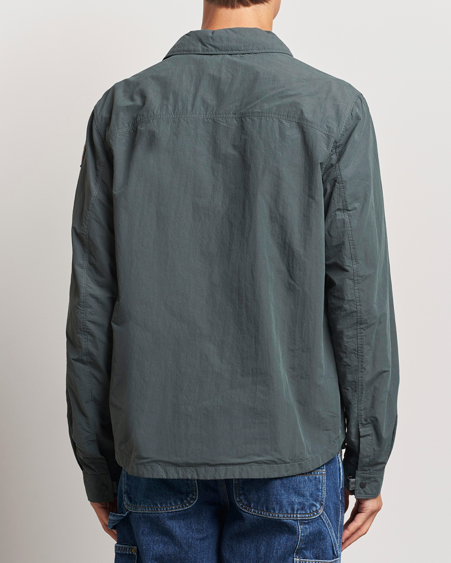 Hombres | Abrigos y chaquetas | Parajumpers | Miura Peached Poplin Shirt Jacket Green Gables