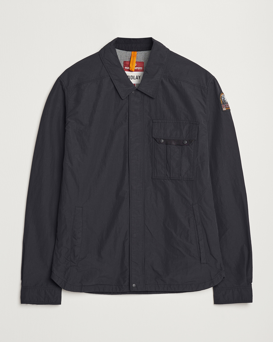 Hombres | Abrigos y chaquetas | Parajumpers | Miura Peached Poplin Shirt Jacket Black