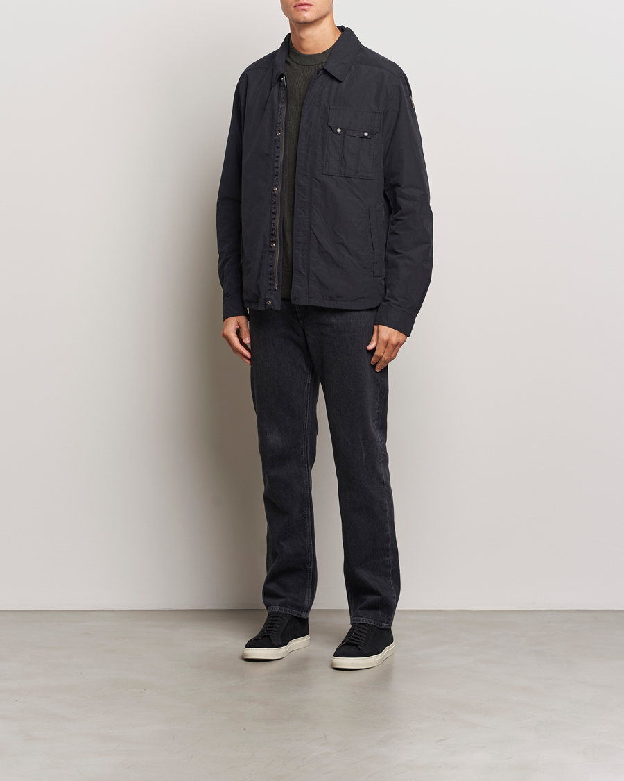 Hombres | Abrigos y chaquetas | Parajumpers | Miura Peached Poplin Shirt Jacket Black