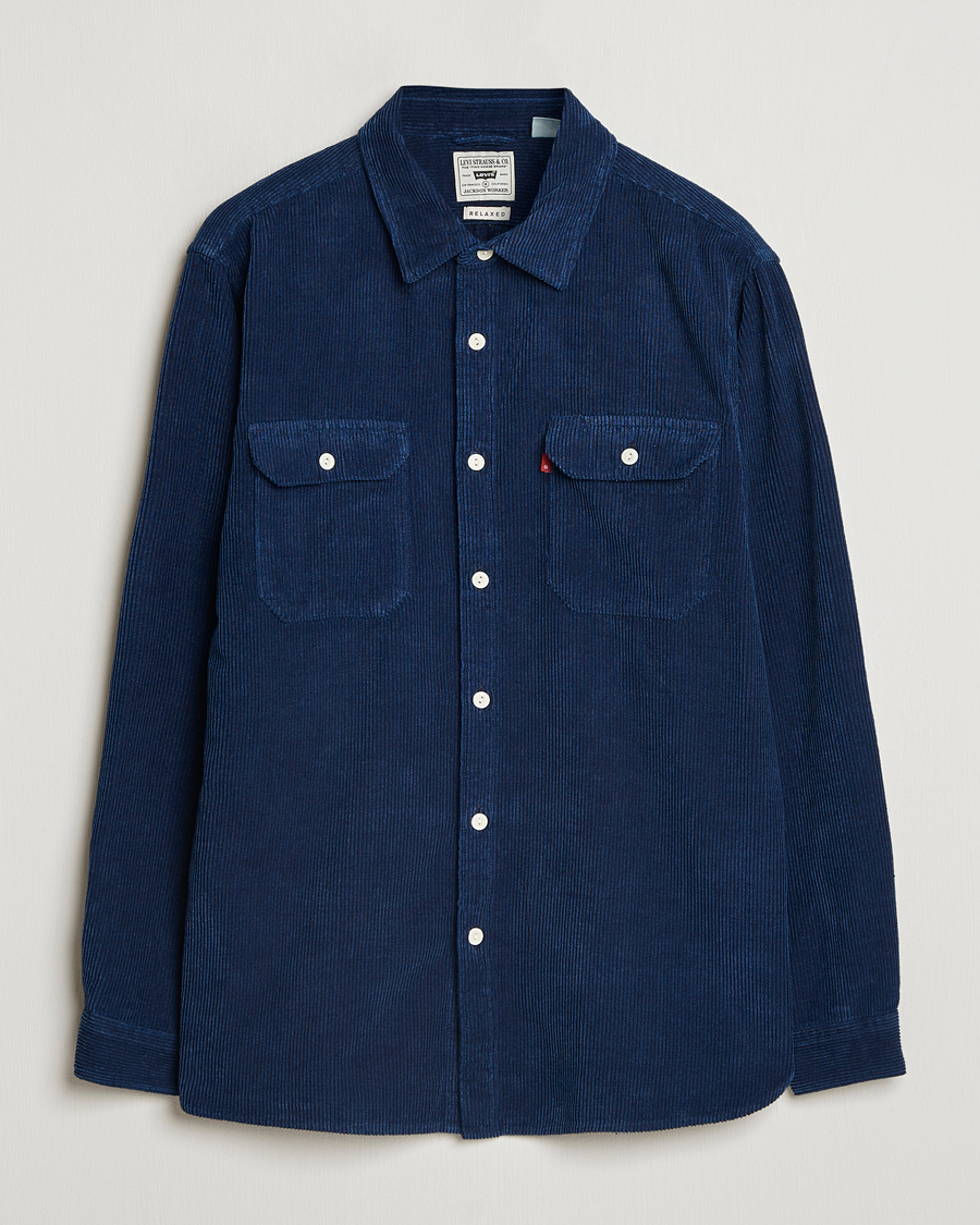Hombres | Camisas | Levi's | Jackson Corduroy Worker Shirt Enzo Vintage Indigo