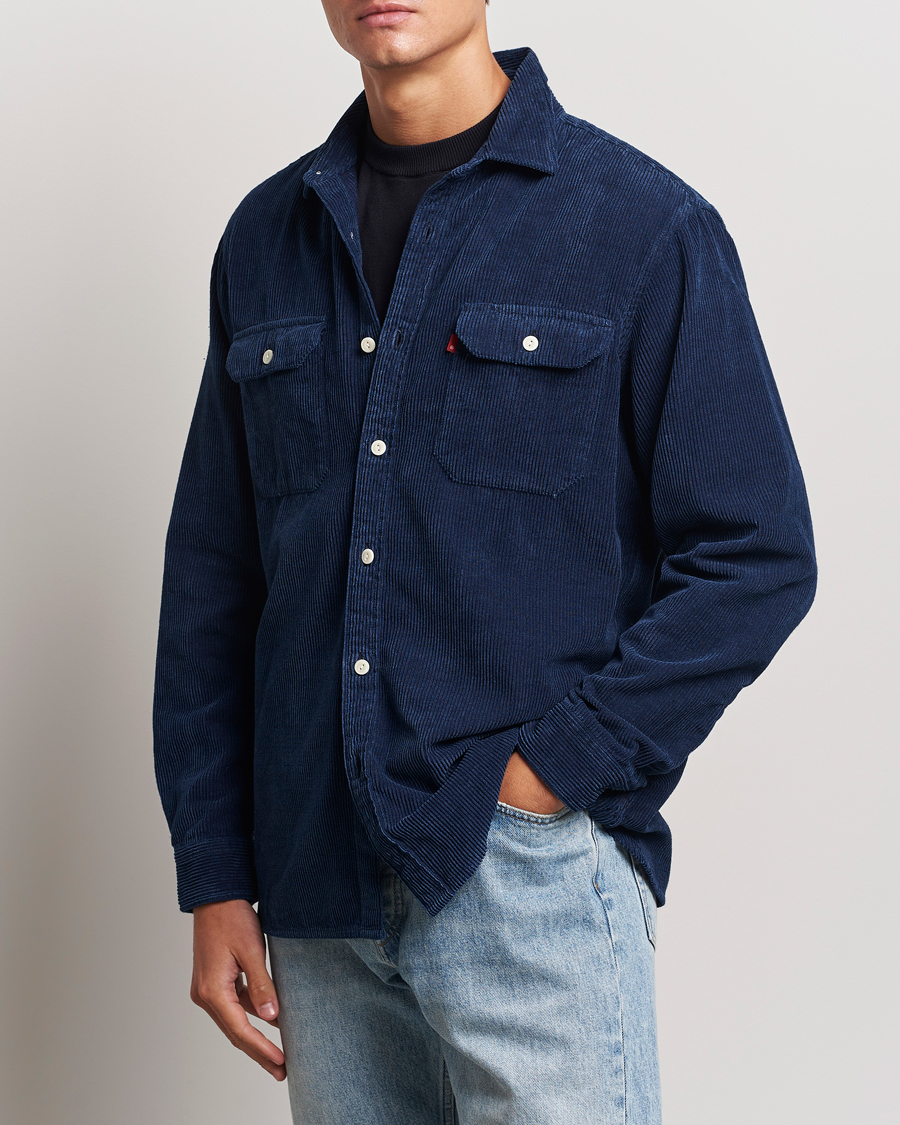 Hombres | Camisas | Levi's | Jackson Corduroy Worker Shirt Enzo Vintage Indigo