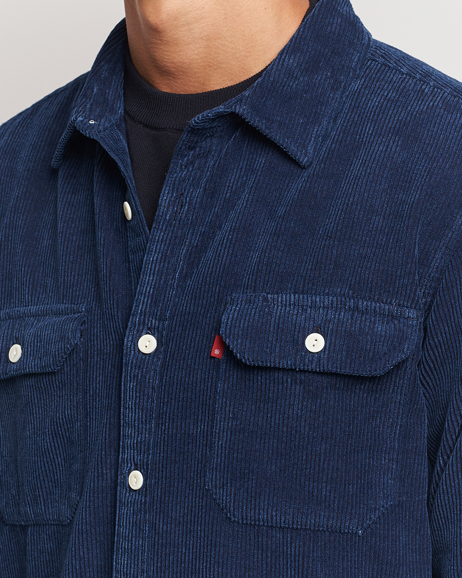 Hombres | Camisas | Levi's | Jackson Corduroy Worker Shirt Enzo Vintage Indigo