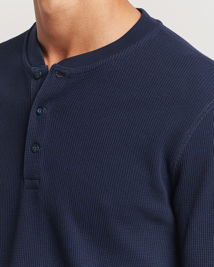 Hombres | Jerséis y prendas de punto | Levi's | Thermal Henley Navy Blazer