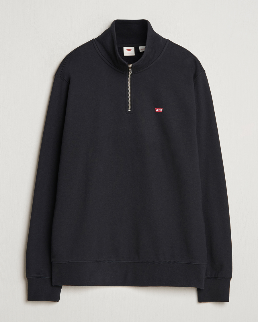 Hombres | Jerséis y prendas de punto | Levi's | Original Half Zip Sweater Mineral Black