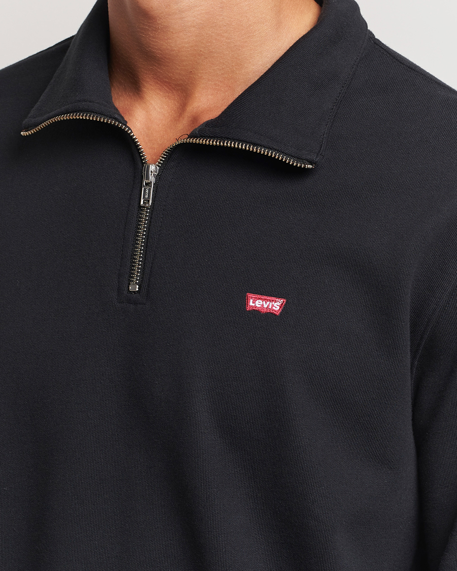 Hombres | Jerséis y prendas de punto | Levi's | Original Half Zip Sweater Mineral Black
