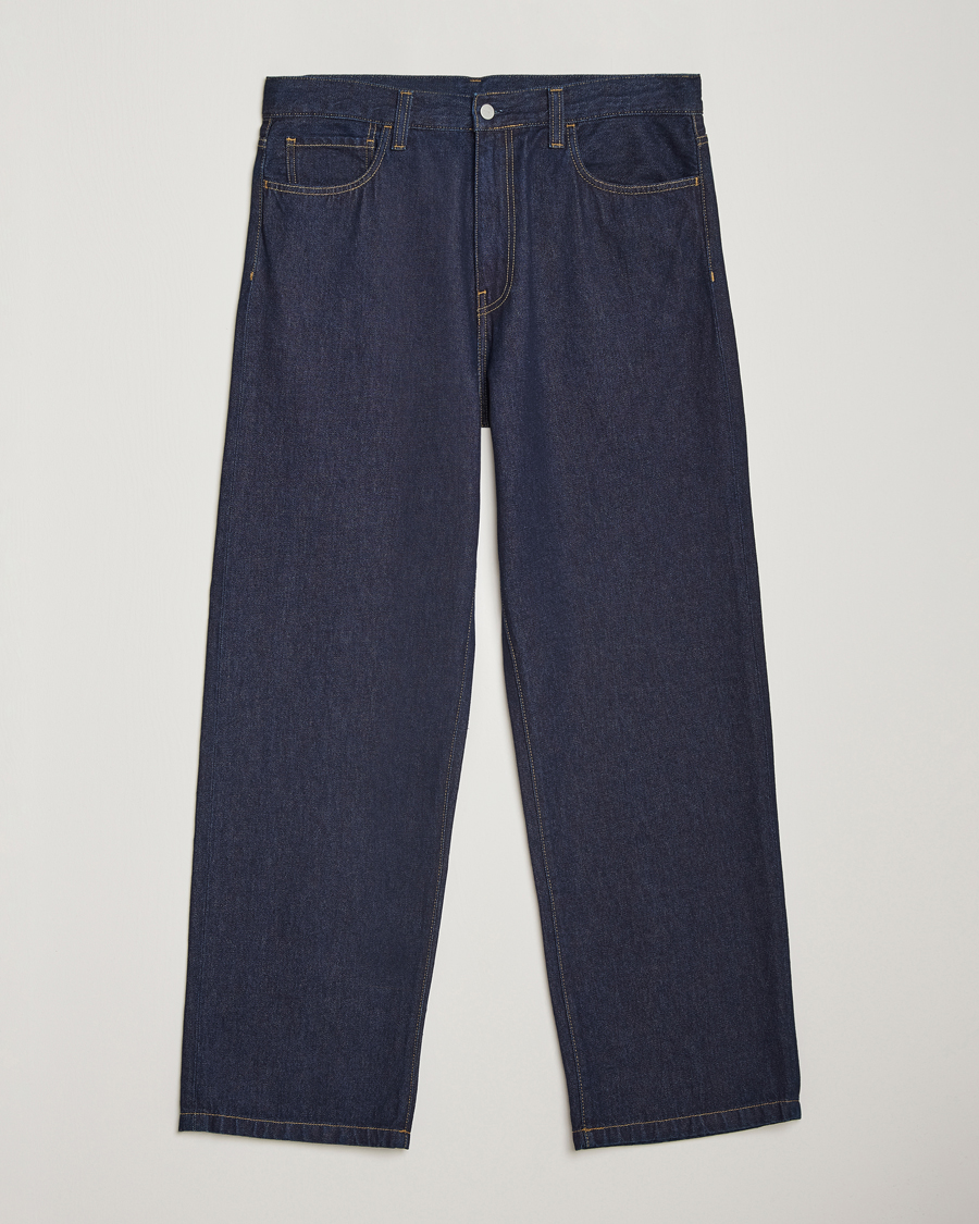 Hombres | Camisas | Carhartt WIP | Landon Pant Robertson Denim Blue Rinsed