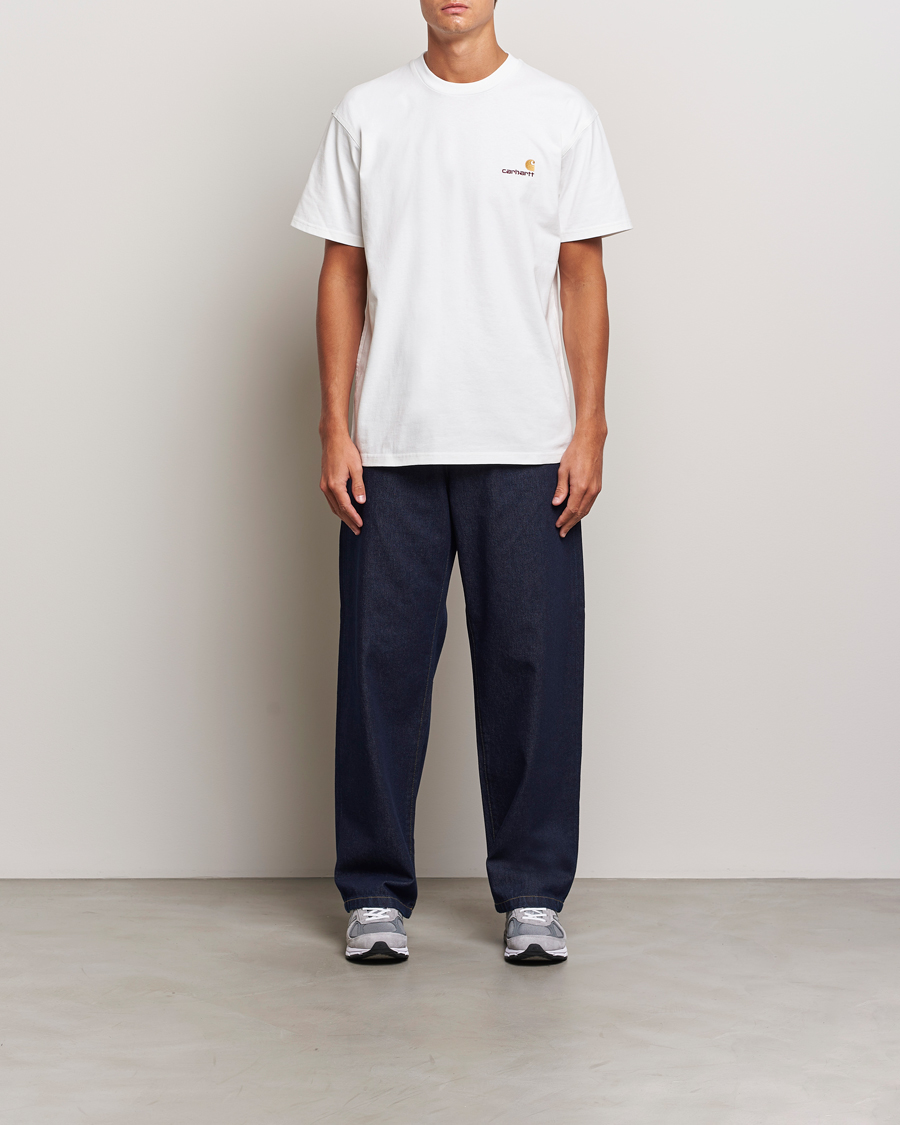 Hombres | Camisas | Carhartt WIP | Landon Pant Robertson Denim Blue Rinsed