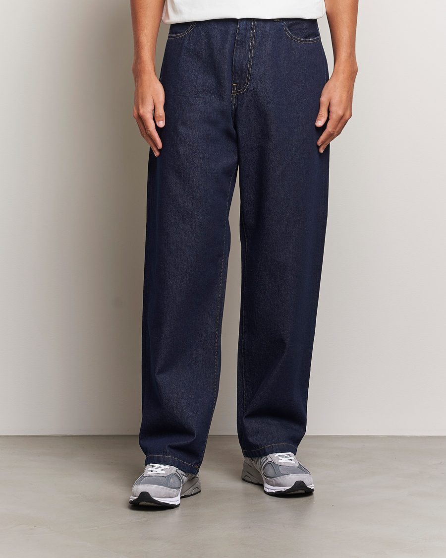 Hombres | Camisas | Carhartt WIP | Landon Pant Robertson Denim Blue Rinsed