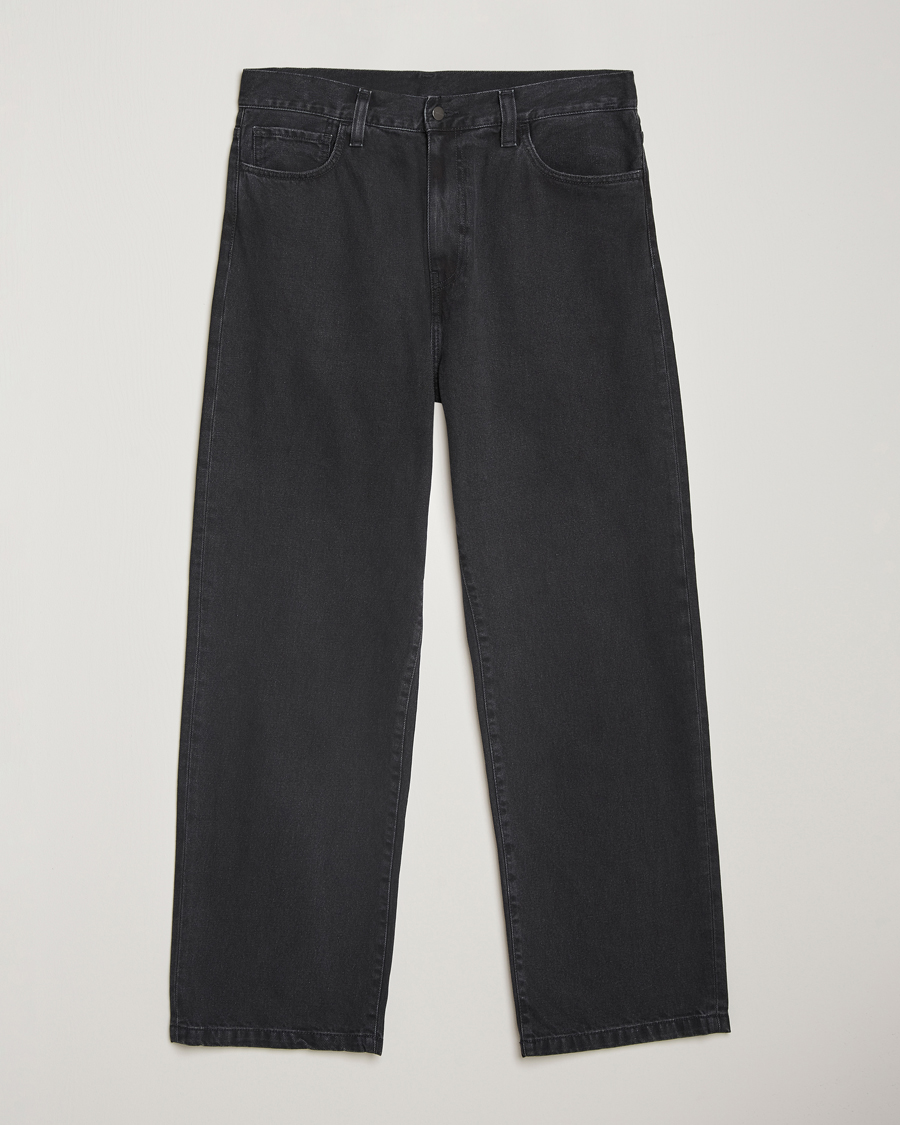 Hombres | Camisas | Carhartt WIP | Landon Pant Robertson Denim Black Stone Washed