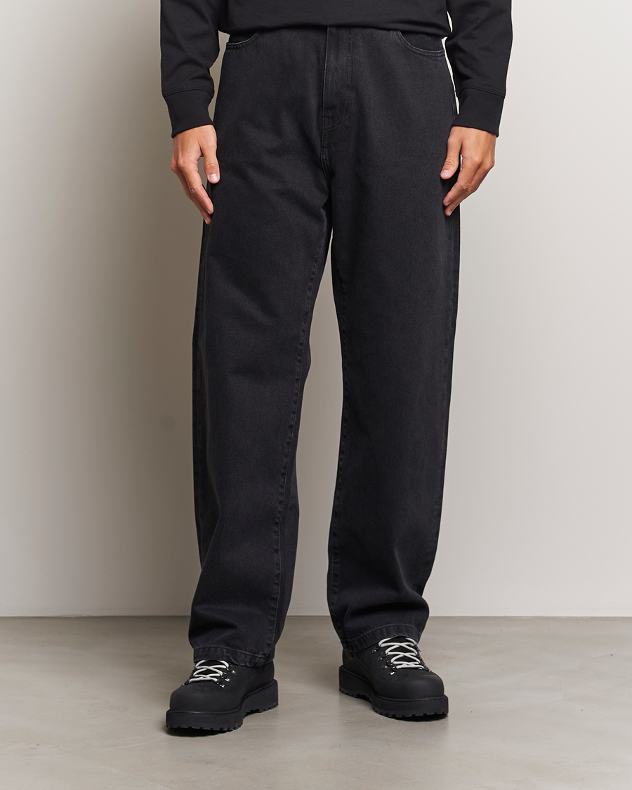 Hombres | Camisas | Carhartt WIP | Landon Pant Robertson Denim Black Stone Washed