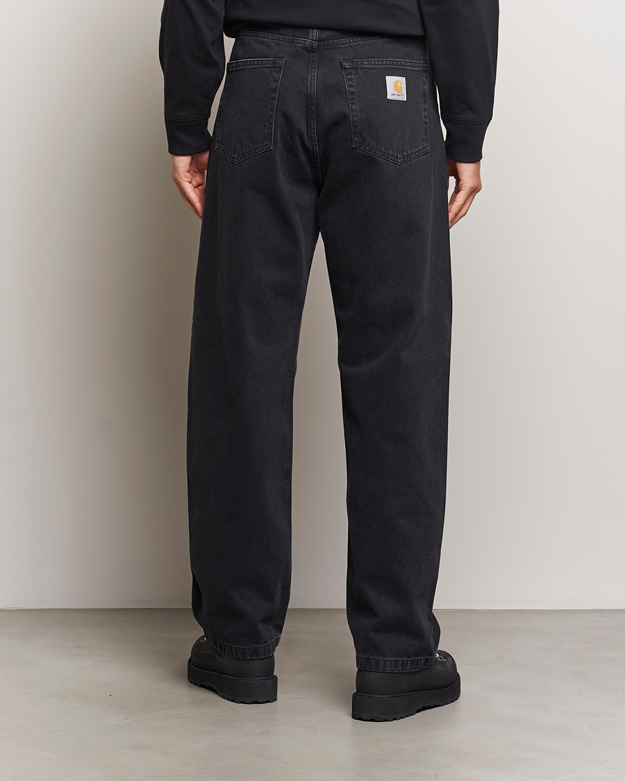 Hombres | Camisas | Carhartt WIP | Landon Pant Robertson Denim Black Stone Washed