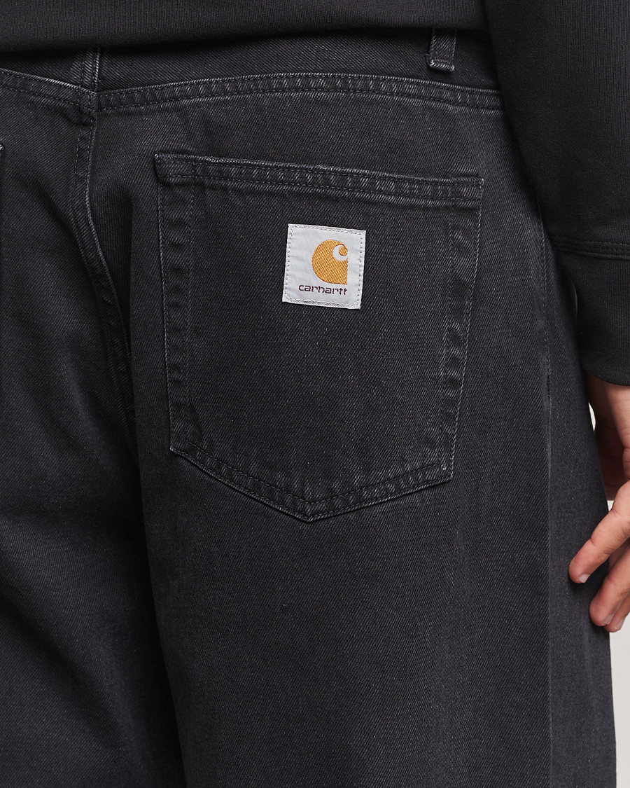 Hombres | Camisas | Carhartt WIP | Landon Pant Robertson Denim Black Stone Washed