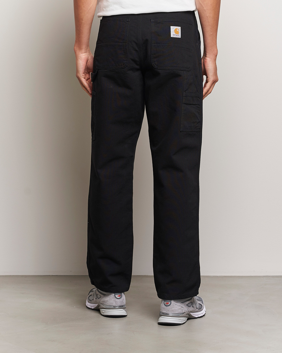 Hombres | Pantalones | Carhartt WIP | Single Knee Pants Dearborn Canvas Black