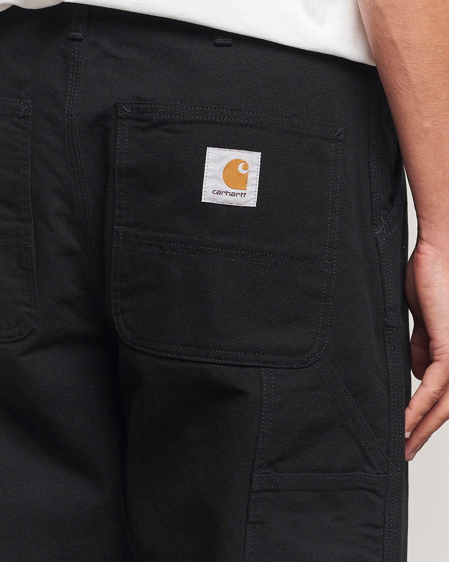 Hombres | Pantalones | Carhartt WIP | Single Knee Pants Dearborn Canvas Black