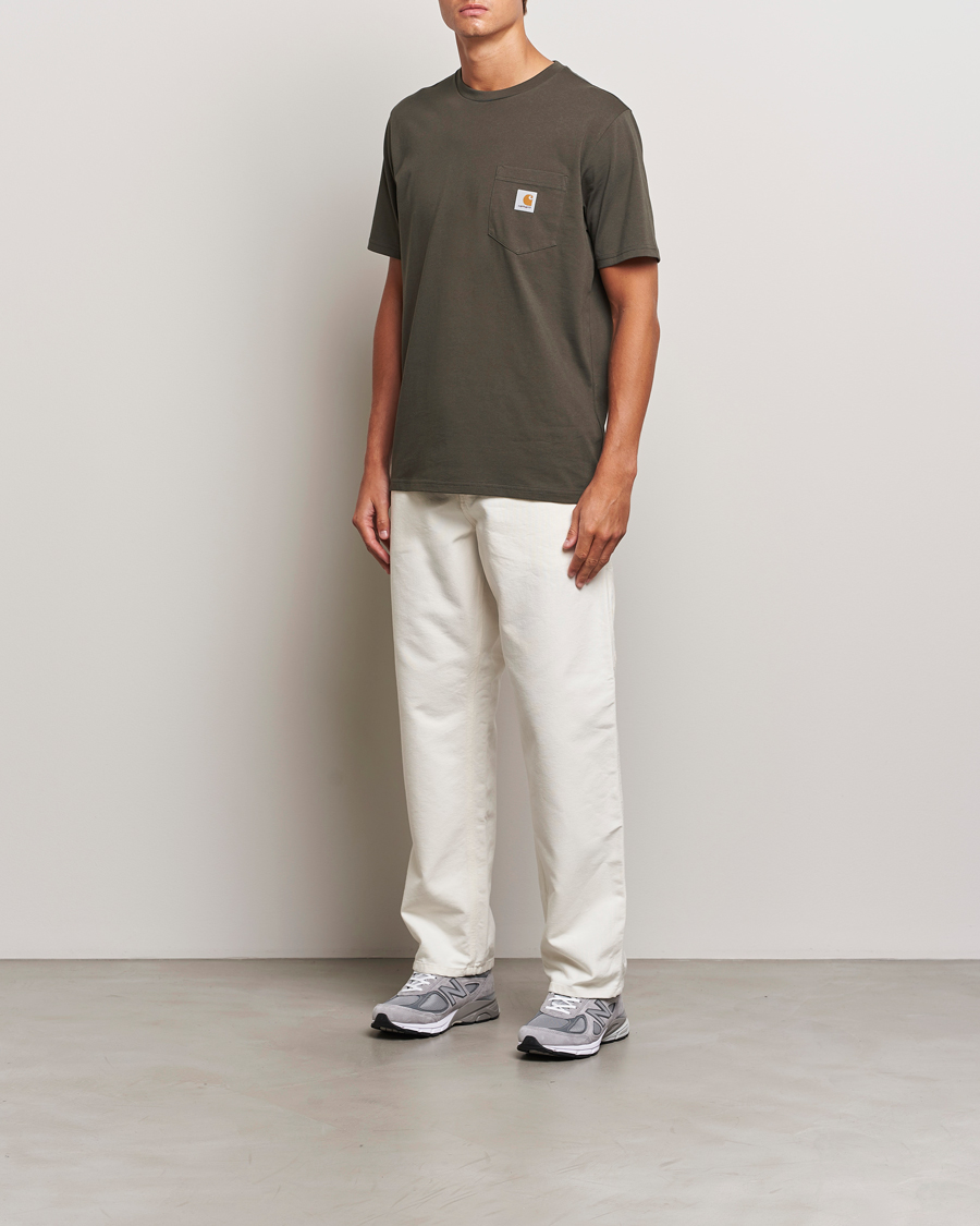 Hombres | Pantalones | Carhartt WIP | Single Knee Pants Dearborn Canvas Wax