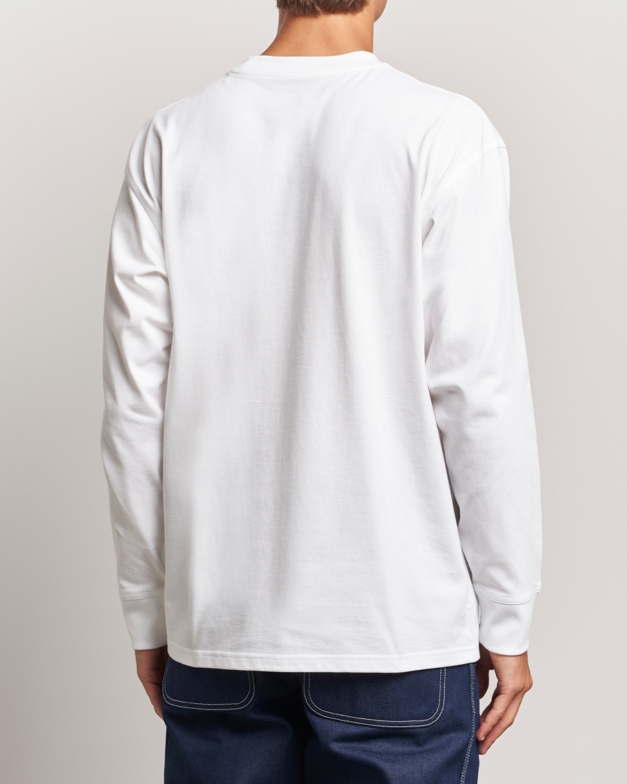Hombres | Camisetas | Carhartt WIP | American Script Long Sleeve T-Shirt White