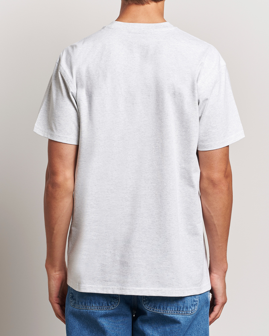 Hombres | Camisetas | Carhartt WIP | American Script Short Sleeve T-Shirt Ash Heather