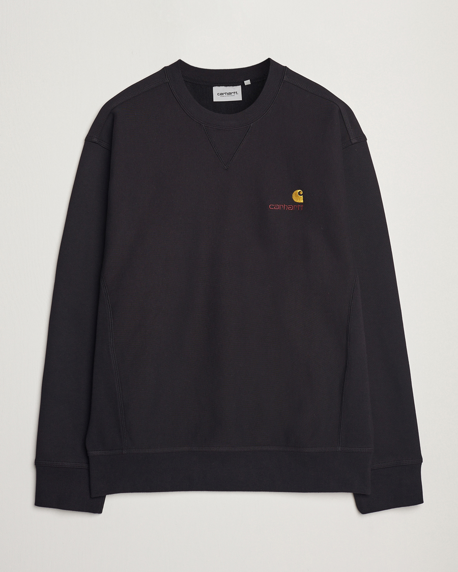 Hombres | Jerséis y prendas de punto | Carhartt WIP | American Script Sweatshirt Black