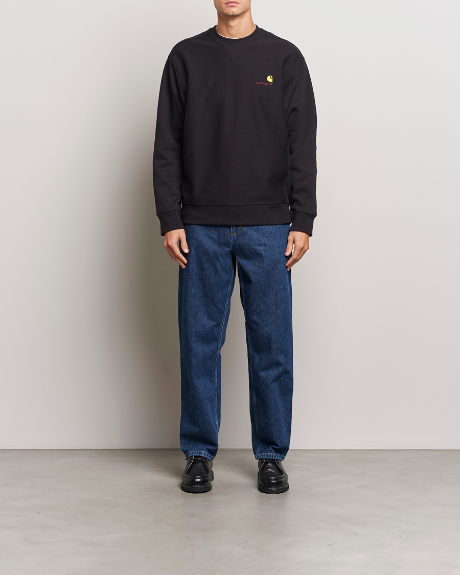 Hombres | Jerséis y prendas de punto | Carhartt WIP | American Script Sweatshirt Black