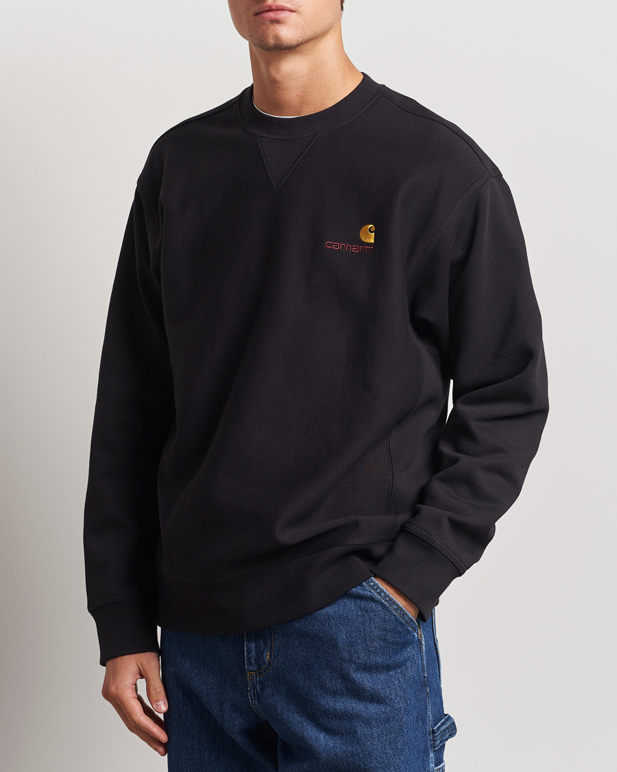 Hombres | Jerséis y prendas de punto | Carhartt WIP | American Script Sweatshirt Black