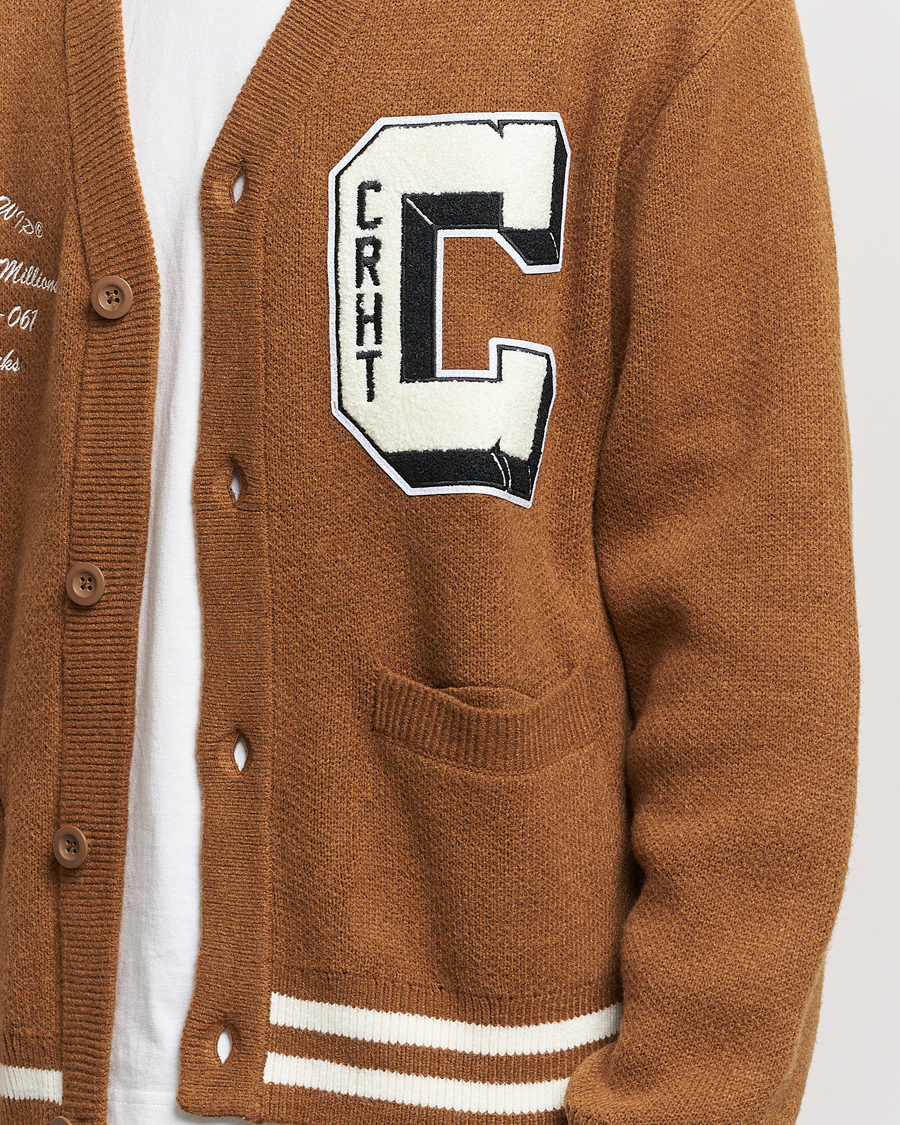 Hombres | Jerséis y prendas de punto | Carhartt WIP | Brown Ducks Cardigan Hamilton Brown