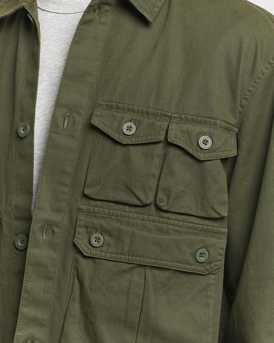 Hombres | Camisas | Carhartt WIP | Tracker Cotton Twill Shirt Office Green