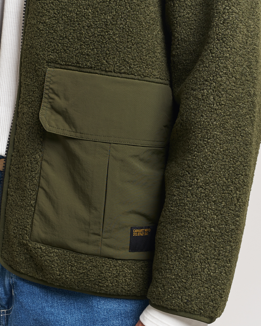Hombres | Jerséis y prendas de punto | Carhartt WIP | Devin Pile Liner Office Green
