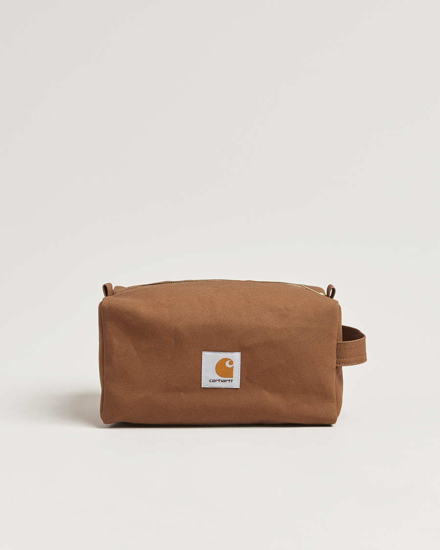Hombres | Carhartt WIP Canvas Washbag Hamilton Brown | Carhartt WIP | Canvas Washbag Hamilton Brown