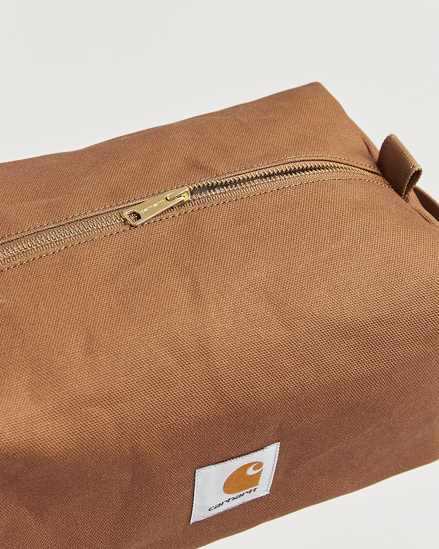Hombres | Carhartt WIP Canvas Washbag Hamilton Brown | Carhartt WIP | Canvas Washbag Hamilton Brown