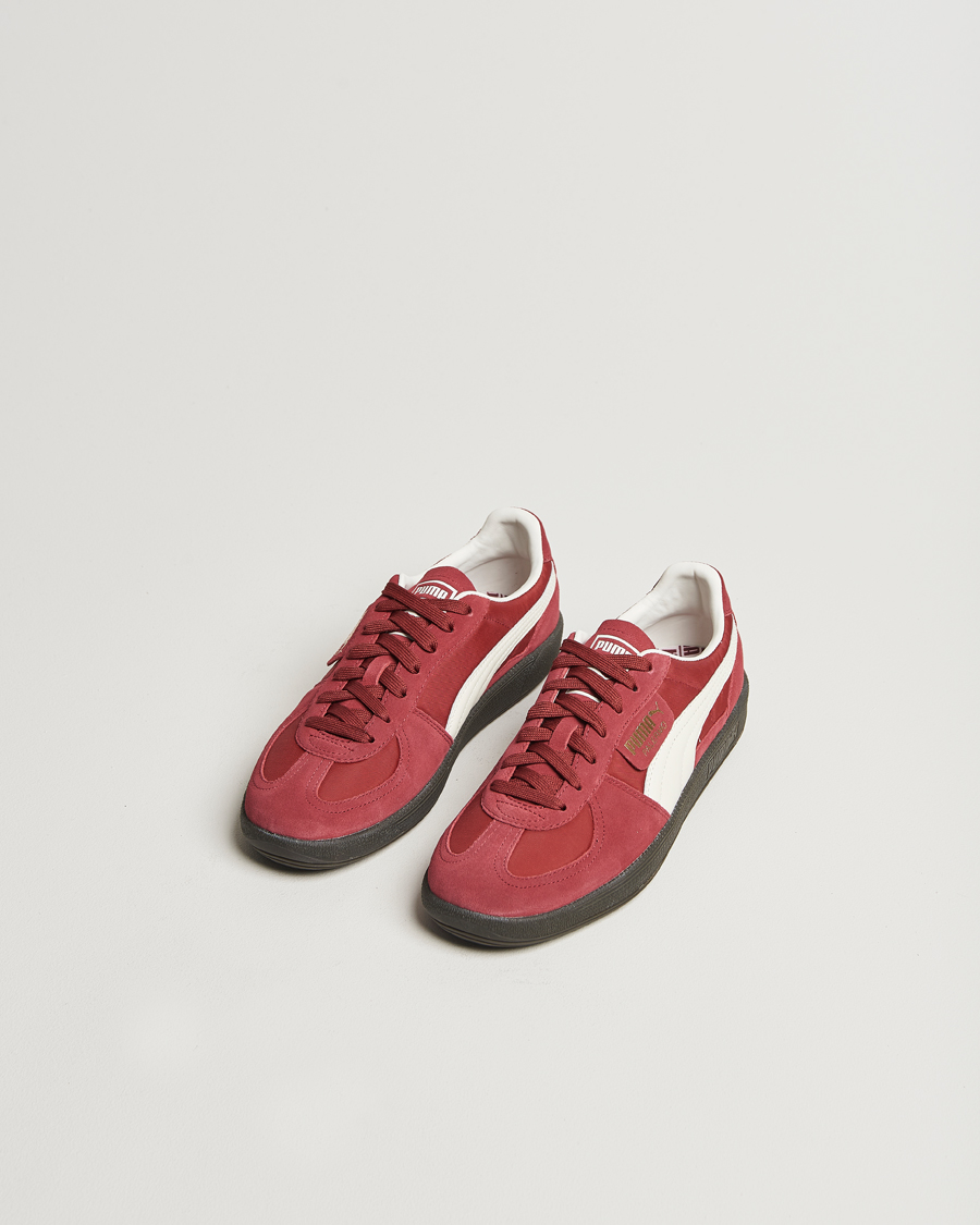Hombres | Puma Palermo OG Suede Sneaker Intense Red | Puma | Palermo OG Suede Sneaker Intense Red