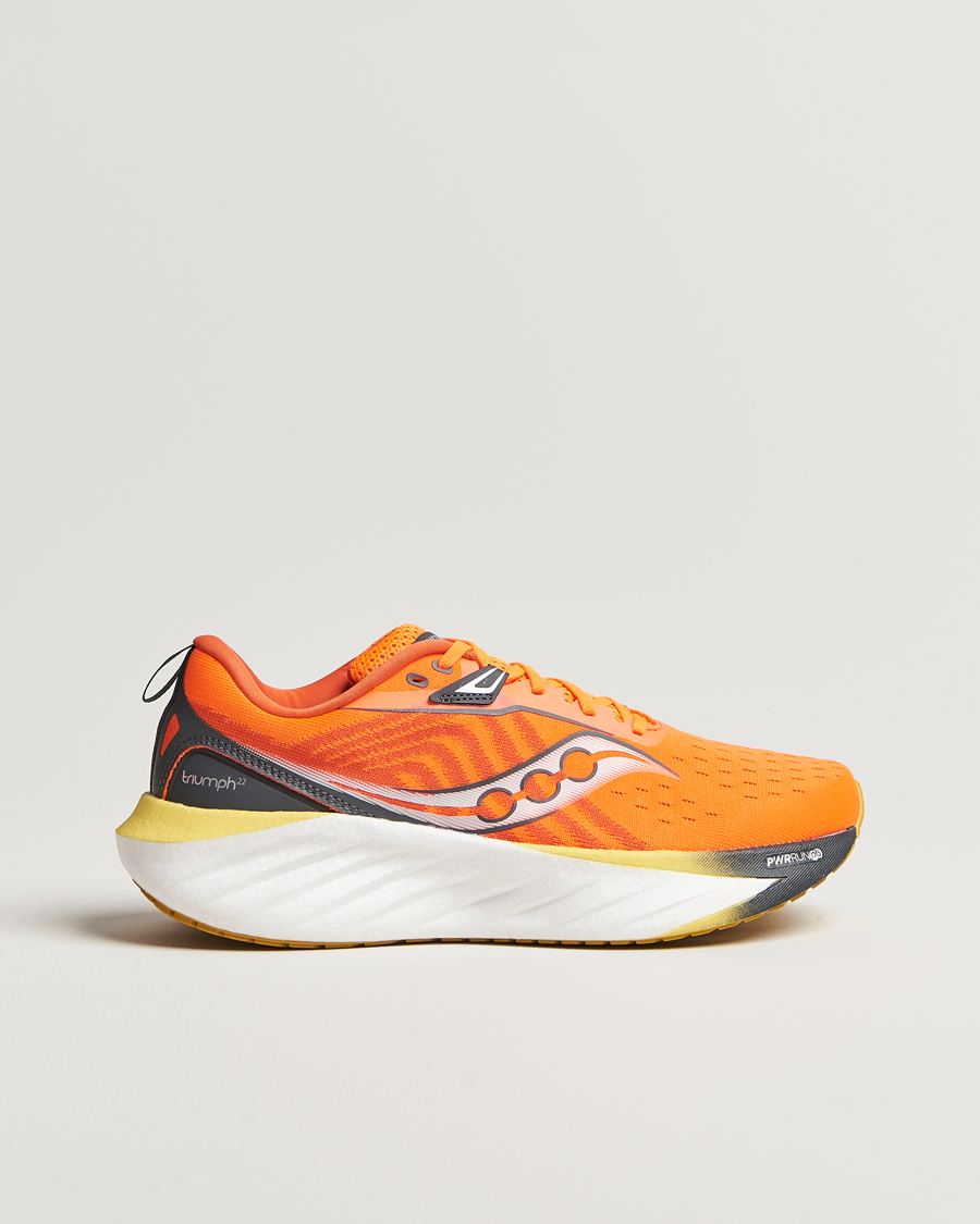 Hombres | Saucony Triumph 22 Running Sneakers Spice/Canary | Saucony | Triumph 22 Running Sneakers Spice/Canary