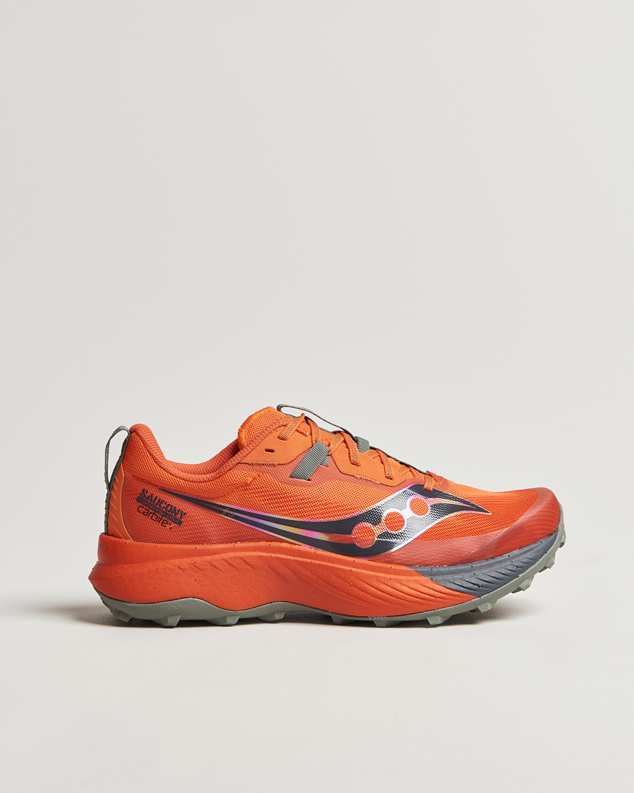 Hombres | Saucony Endorphin Edge Trail Sneakers Pepper | Saucony | Endorphin Edge Trail Sneakers Pepper