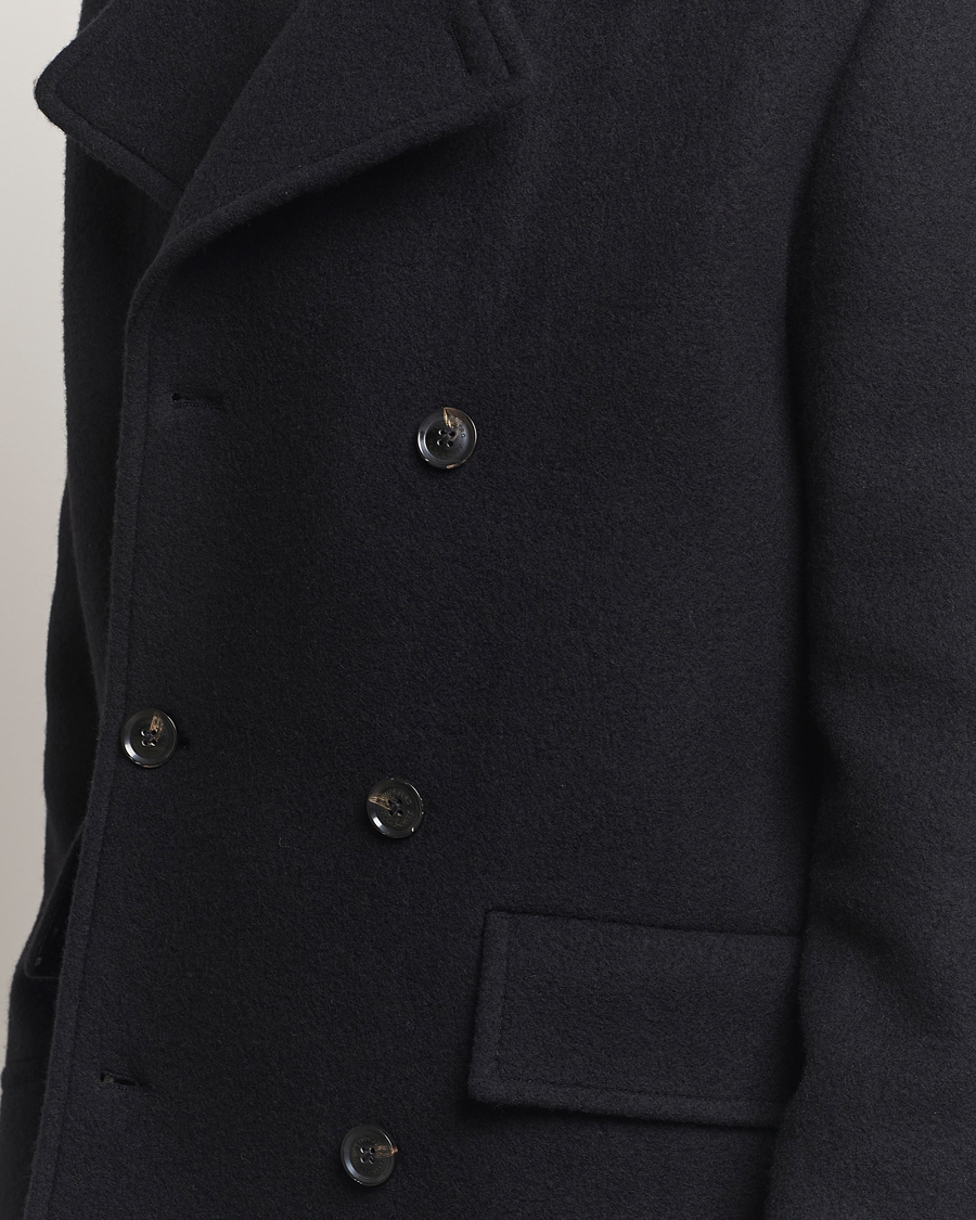 Hombres | Abrigos y chaquetas | J.Lindeberg | Arno Double Breasted Coat Black