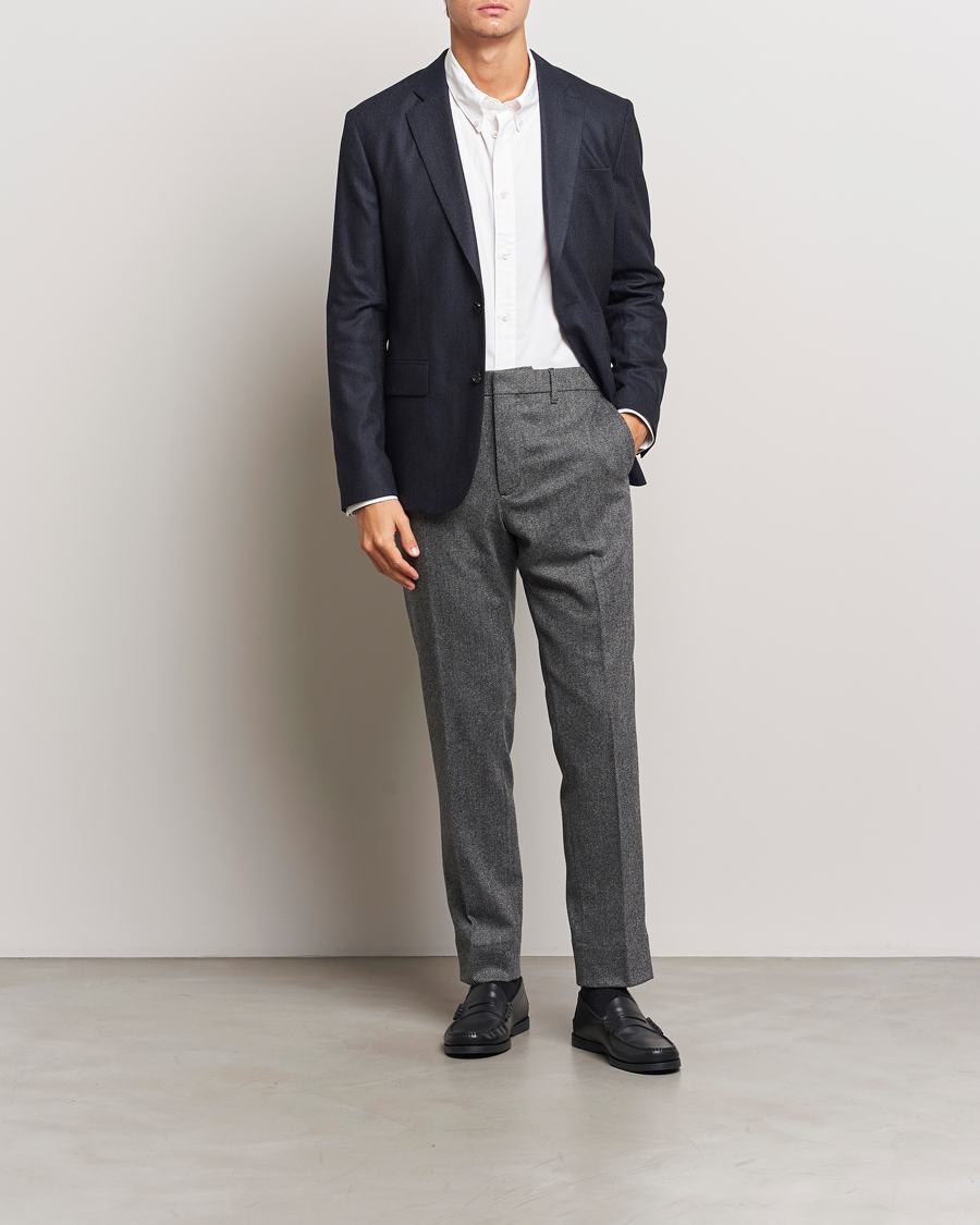 Hombres | Blazers | J.Lindeberg | Elton Unlined Cash Stretch Flannel Blazer Navy