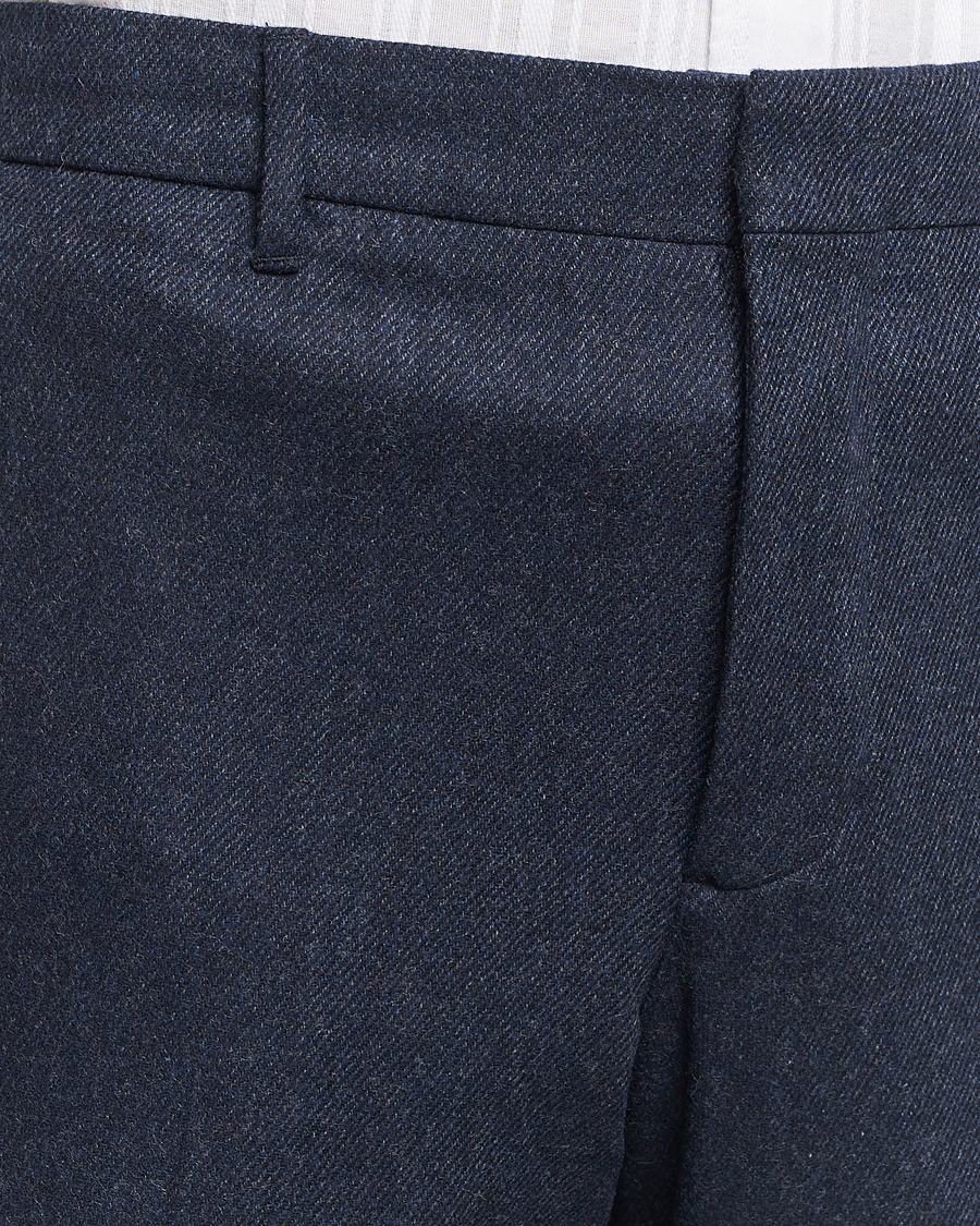 Hombres | Pantalones | J.Lindeberg | Soren Twill Cash Flannel Pants Navy