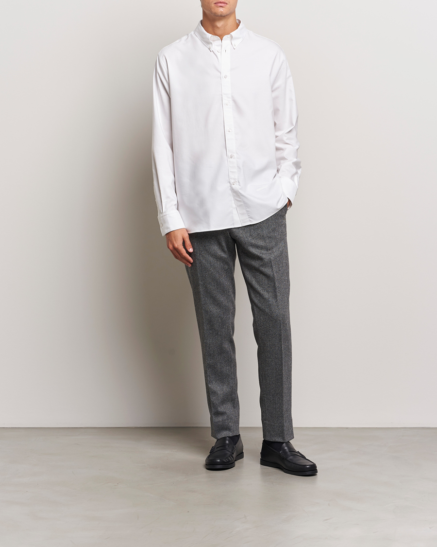 Hombres | Pantalones | J.Lindeberg | Soren Twill Cash Flannel Pants Night Owl