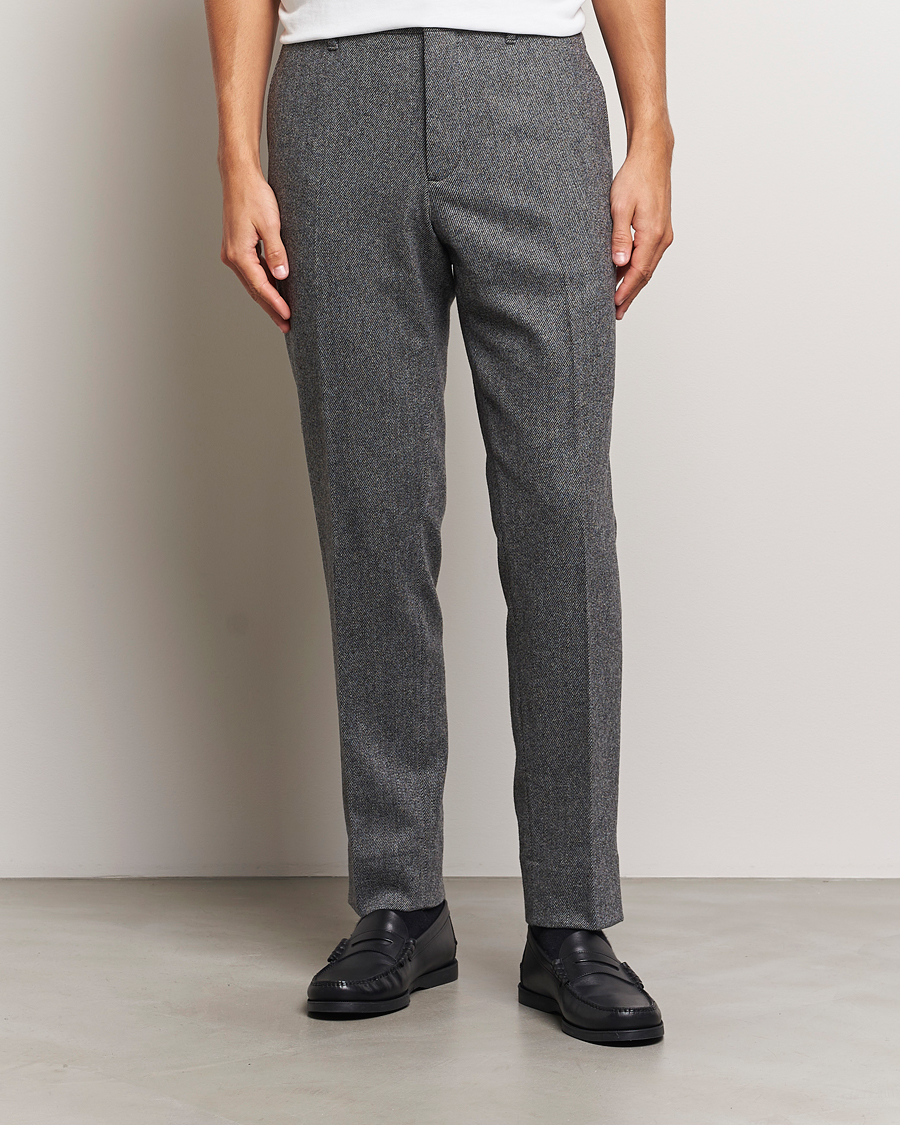 Hombres | Pantalones | J.Lindeberg | Soren Twill Cash Flannel Pants Night Owl