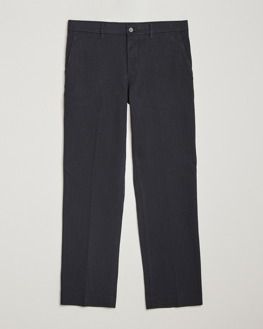 Hombres | Pantalones | J.Lindeberg | Lois Flannel Twill Pants Dark Grey