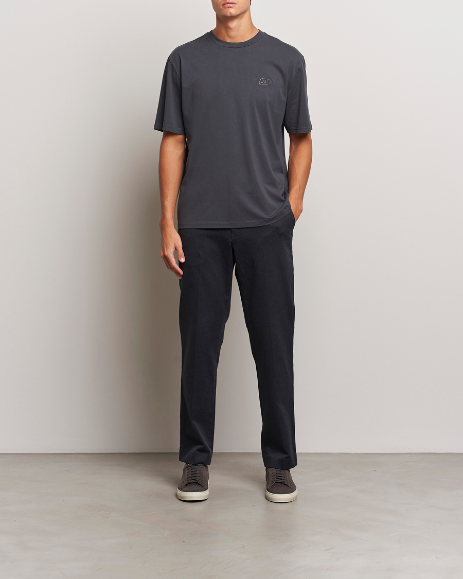 Hombres | Pantalones | J.Lindeberg | Lois Flannel Twill Pants Dark Grey