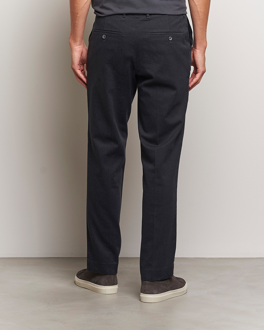 Hombres | Pantalones | J.Lindeberg | Lois Flannel Twill Pants Dark Grey