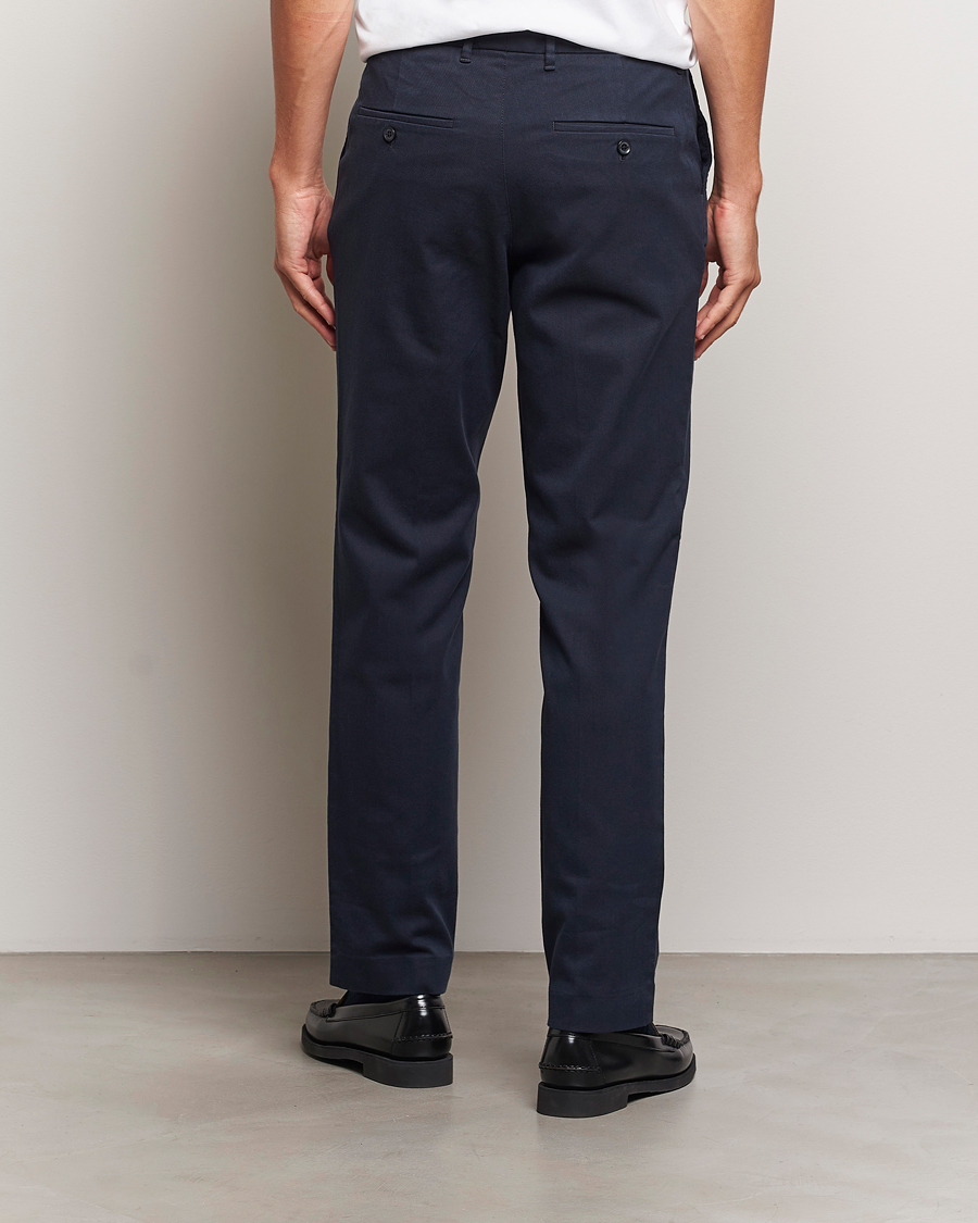 Hombres | Pantalones | J.Lindeberg | Lois Flannel Twill Pants Navy