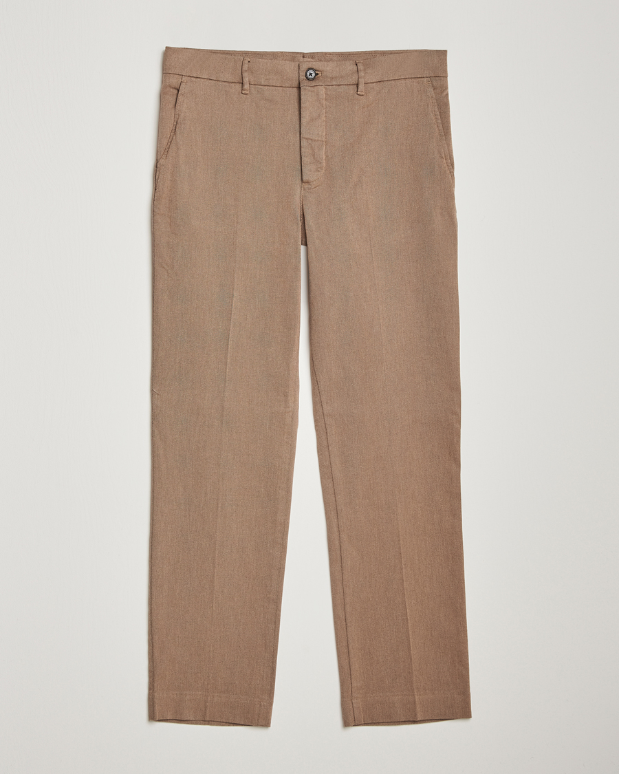 Hombres | Pantalones | J.Lindeberg | Lois Flannel Twill Pants Tiger Brown