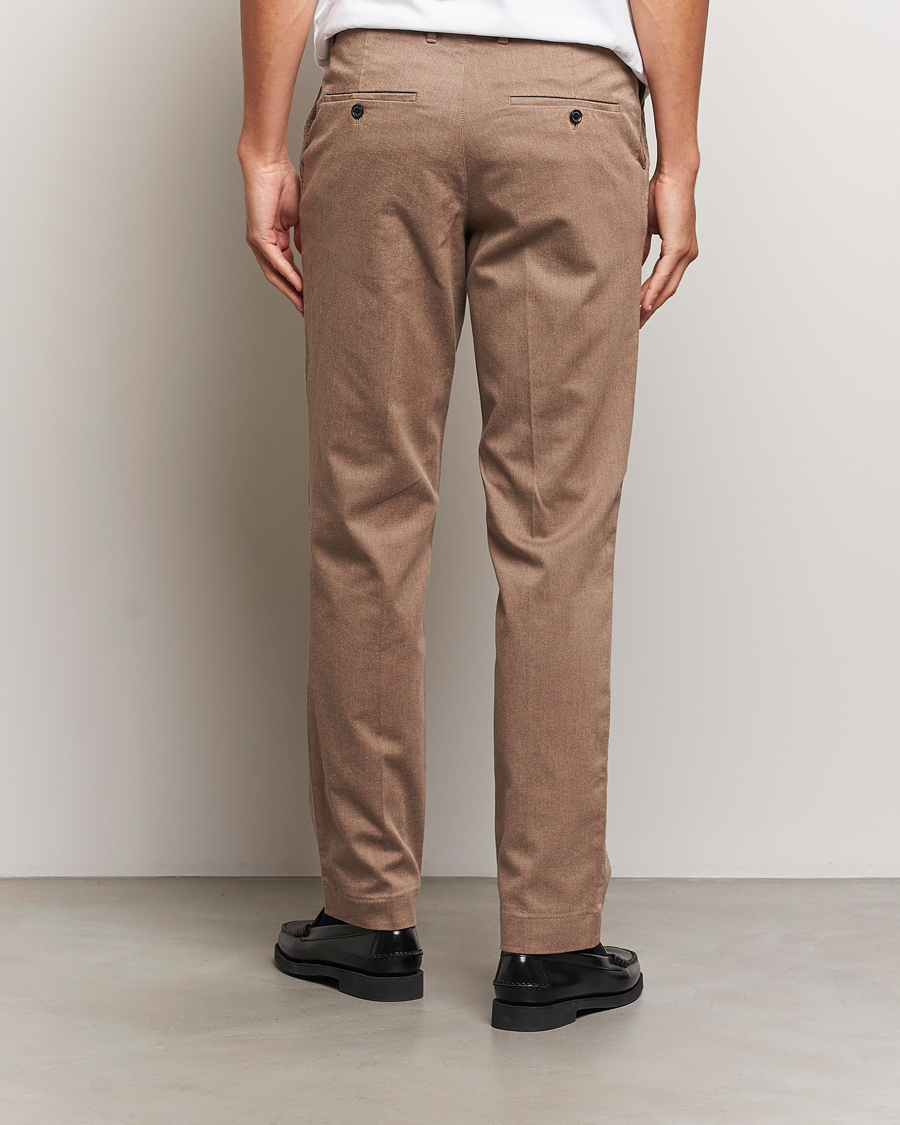 Hombres | Pantalones | J.Lindeberg | Lois Flannel Twill Pants Tiger Brown