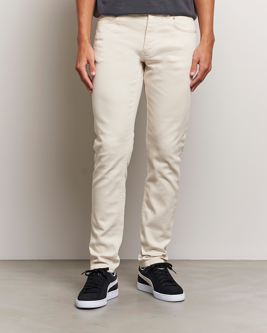 Hombres | Pantalones | J.Lindeberg | Jay Solid Twill Stretch Jeans Moonbeam