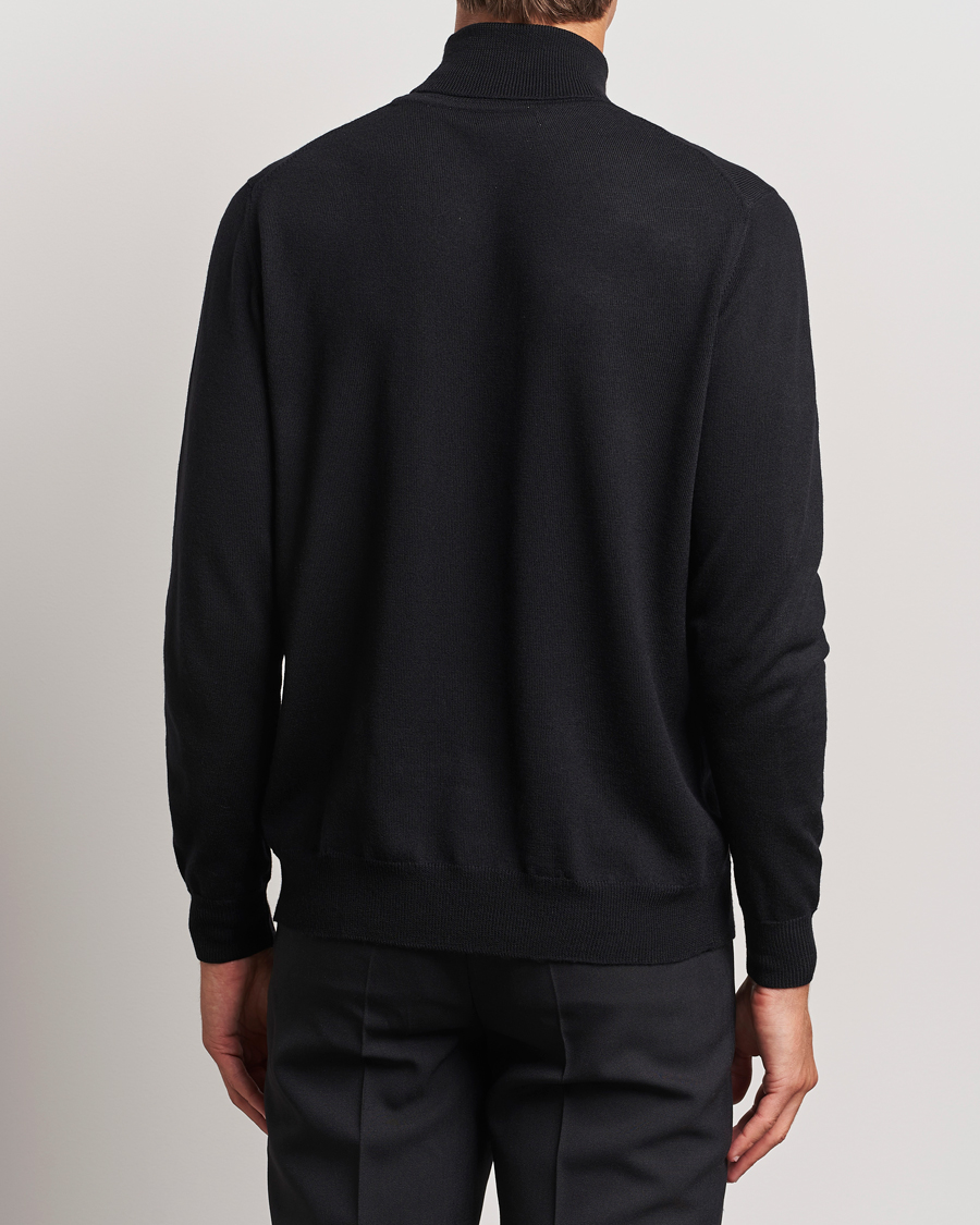 Hombres | Jerséis y prendas de punto | J.Lindeberg | Kaden Merino Turtleneck Black
