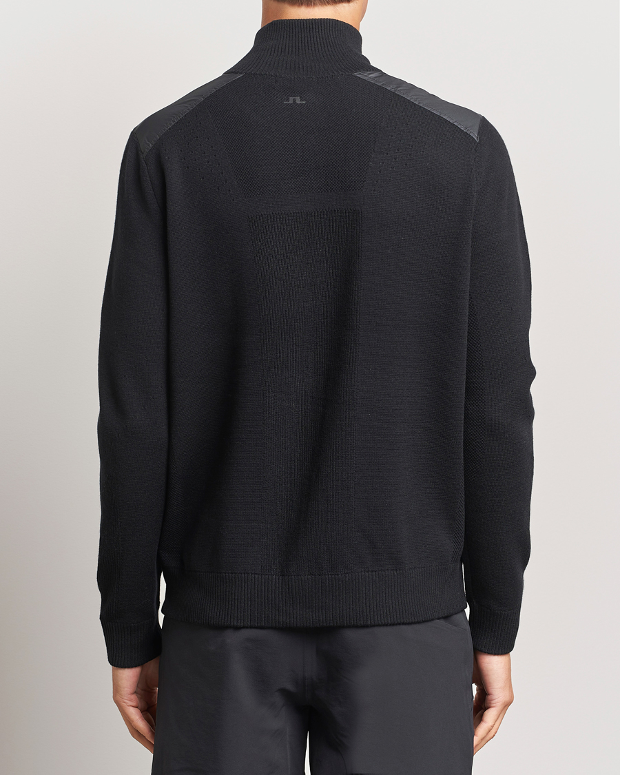 Hombres | Jerséis y prendas de punto | J.Lindeberg | Marty Hybrid Jacket Black